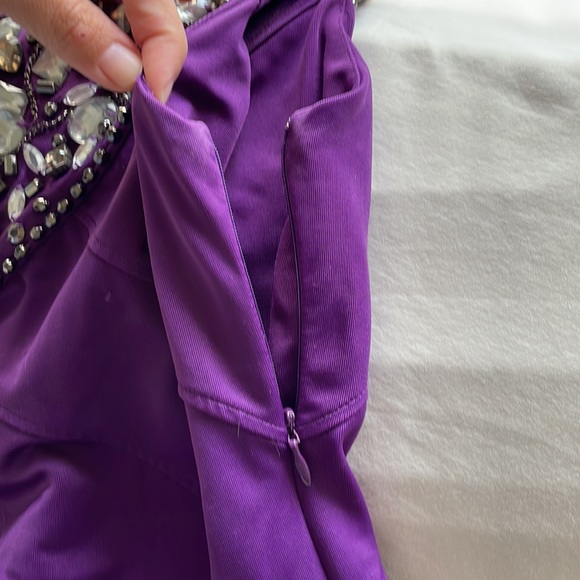 Bebe Cocktail Dress 💜 Size XS-S - Picture 11 of 12